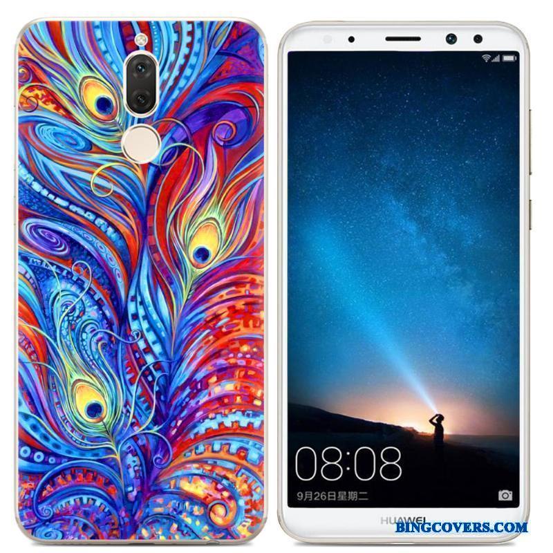 Huawei Mate 10 Lite Gennemsigtig Blød Silikone Trend Telefon Etui Beskyttelse Gul