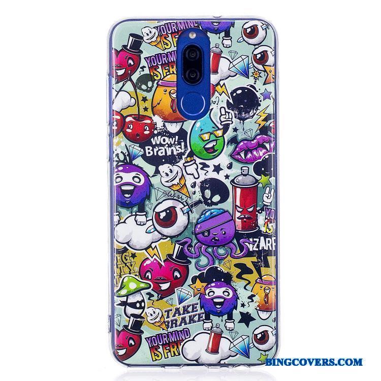 Huawei Mate 10 Lite Hængende Ornamenter Mobiltelefon Beskyttelse Telefon Etui Lyserød Cartoon Cover