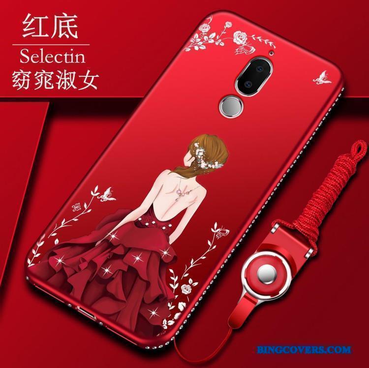 Huawei Mate 10 Lite Kreativ Telefon Etui Anti-fald Ny Silikone Trend Sort