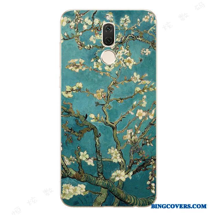 Huawei Mate 10 Lite Tynd Silikone Anti-fald Cover Blå Blød Telefon Etui