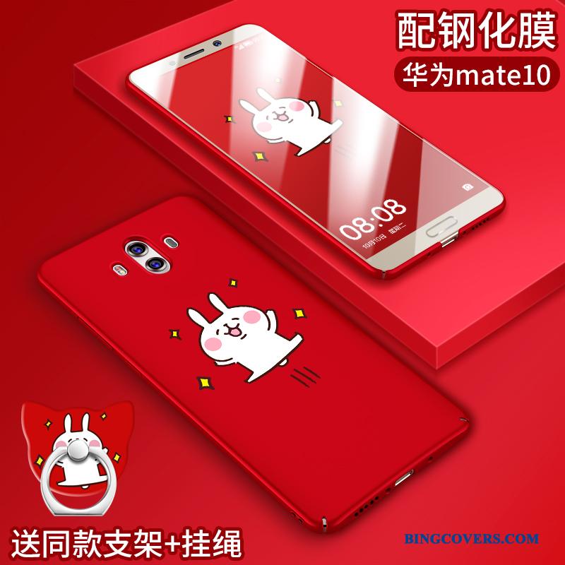 Huawei Mate 10 Lyserød Telefon Etui Smuk Alt Inklusive Kreativ Cartoon Anti-fald