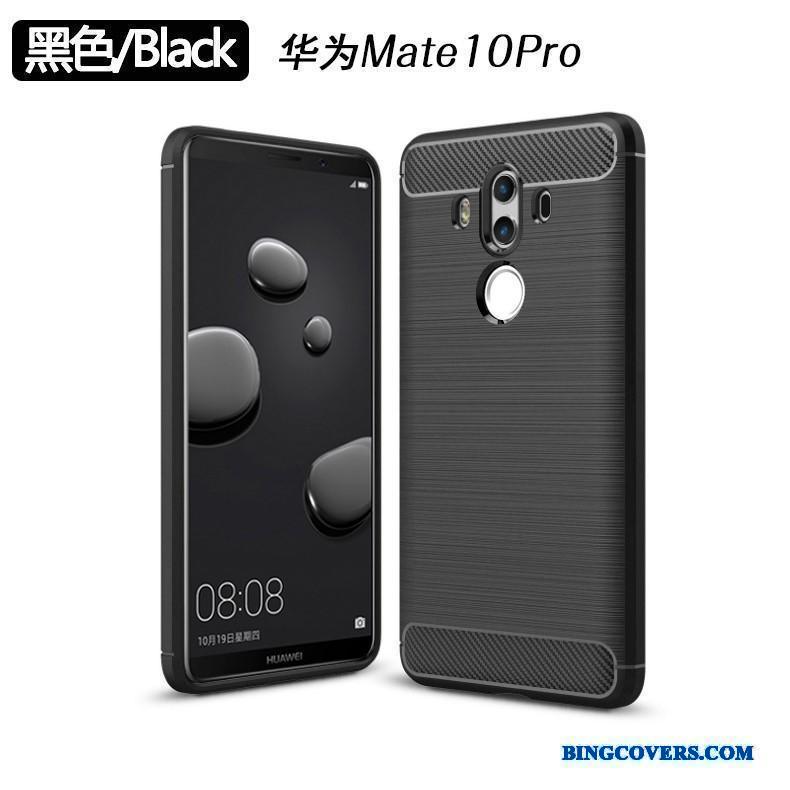 Huawei Mate 10 Pro Alt Inklusive Blød Anti-fald Silikone Etui Grøn Telefon