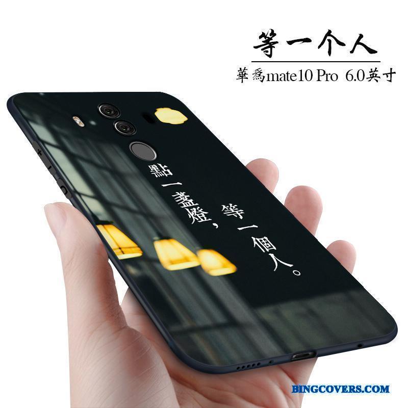 Huawei Mate 10 Pro Anti-fald Af Personlighed Alt Inklusive Grøn Cover Telefon Etui Kreativ