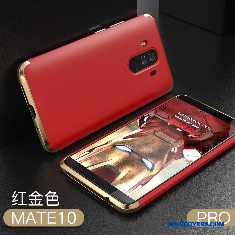 Huawei Mate 10 Pro Anti-fald Nubuck Metal Lyseblå Telefon Etui Beskyttelse Alt Inklusive