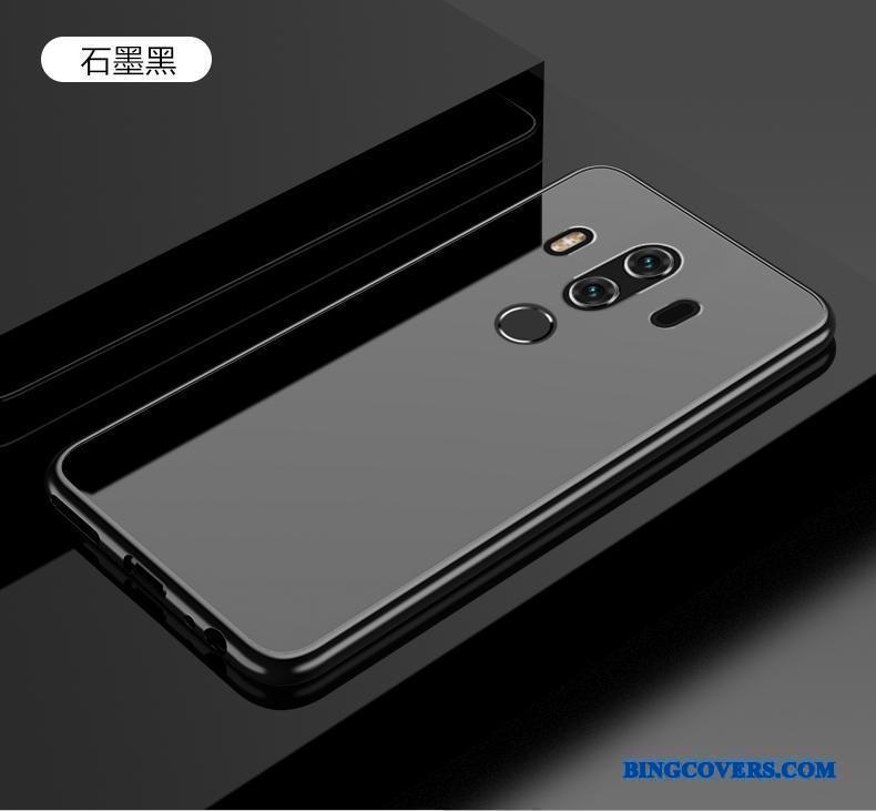 Huawei Mate 10 Pro Anti-fald Rød Silikone Glas Telefon Etui Trend Alt Inklusive