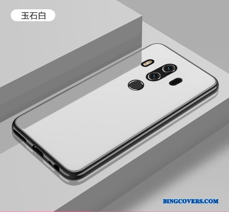 Huawei Mate 10 Pro Anti-fald Rød Silikone Glas Telefon Etui Trend Alt Inklusive