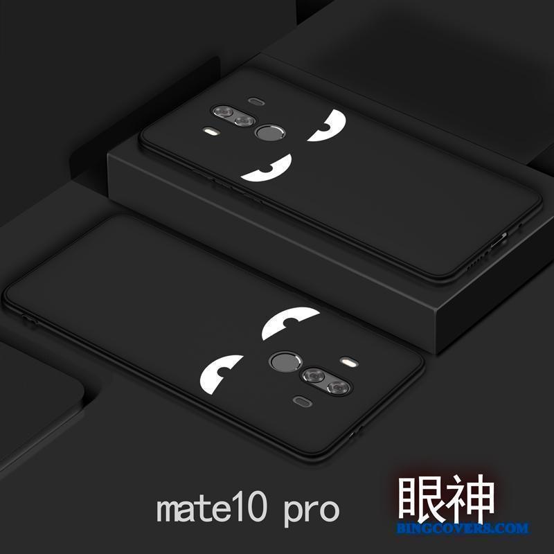 Huawei Mate 10 Pro Anti-fald Telefon Etui Sort Trend Blød Simple Alt Inklusive