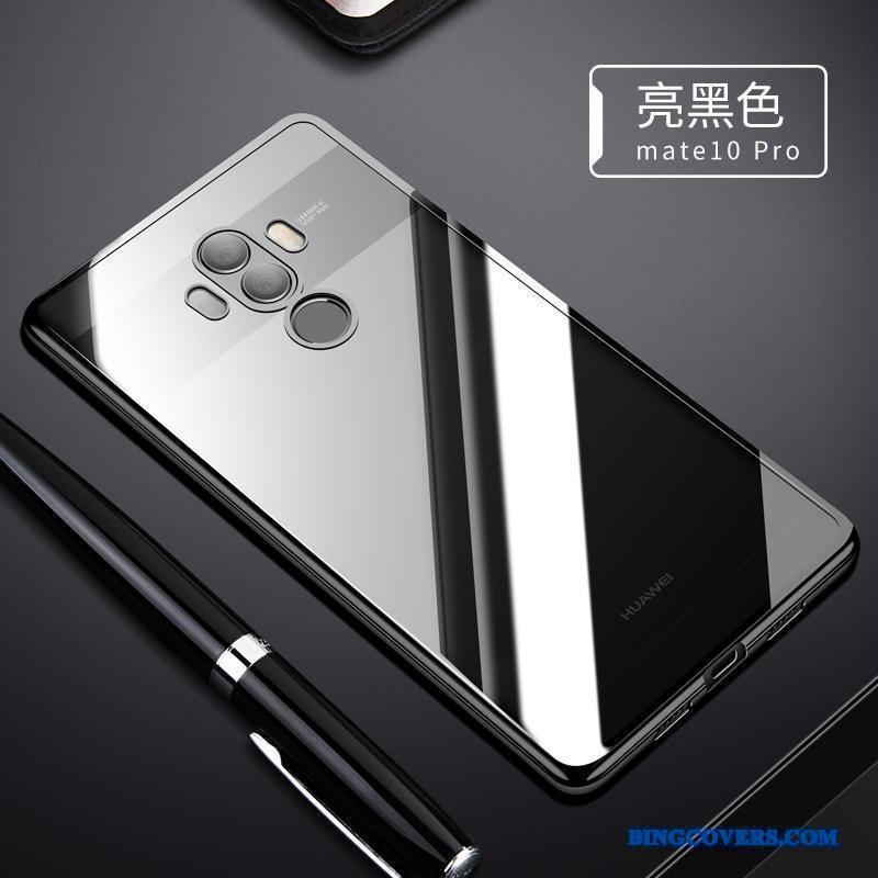 Huawei Mate 10 Pro Beskyttelse Silikone Telefon Etui Guld Gennemsigtig Tynd Blød