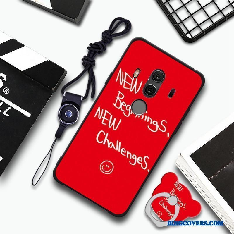 Huawei Mate 10 Pro Blød Lyseblå Hængende Ornamenter Telefon Etui