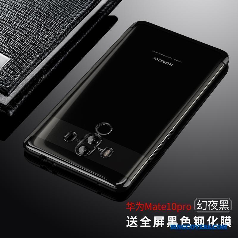 Huawei Mate 10 Pro Blød Trendy Telefon Etui Alt Inklusive Gennemsigtig Rød Silikone