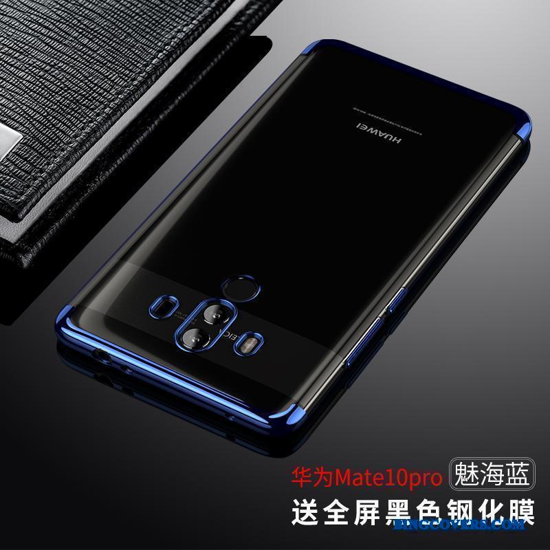 Huawei Mate 10 Pro Blød Trendy Telefon Etui Alt Inklusive Gennemsigtig Rød Silikone
