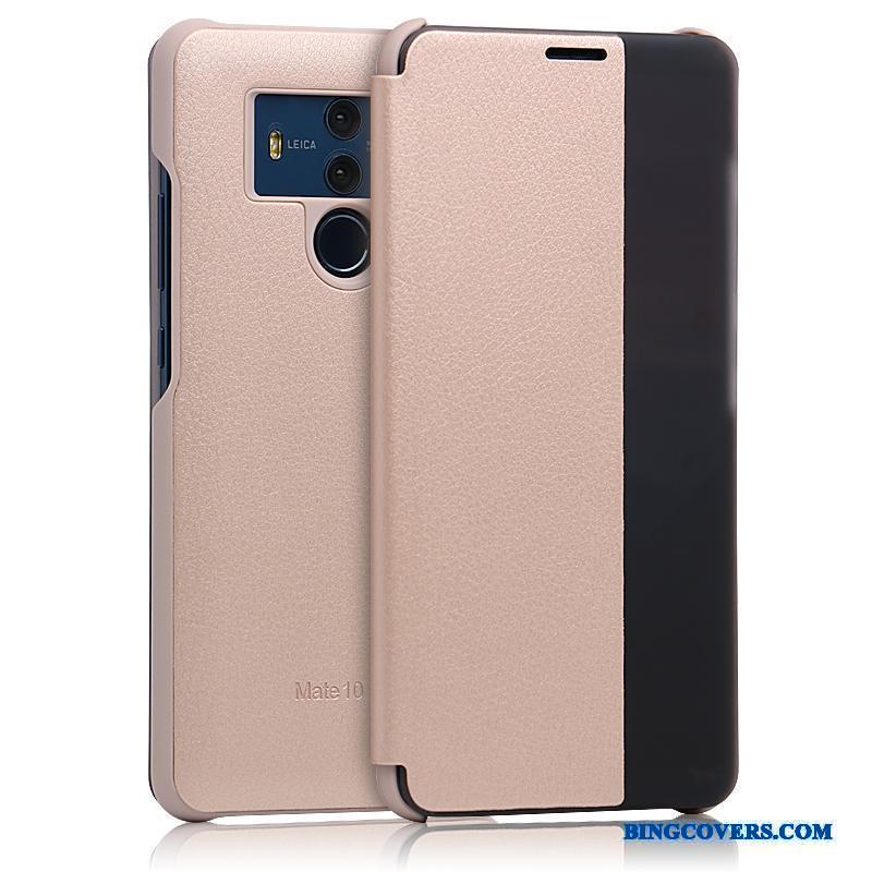 Huawei Mate 10 Pro Cover Anti-fald Blå Beskyttelse Lædertaske Alt Inklusive Telefon Etui