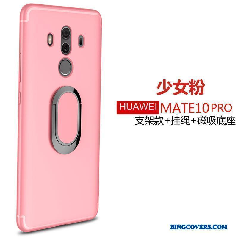 Huawei Mate 10 Pro Etui Blå Cover Blød Anti-fald Hængende Ornamenter Silikone Nubuck