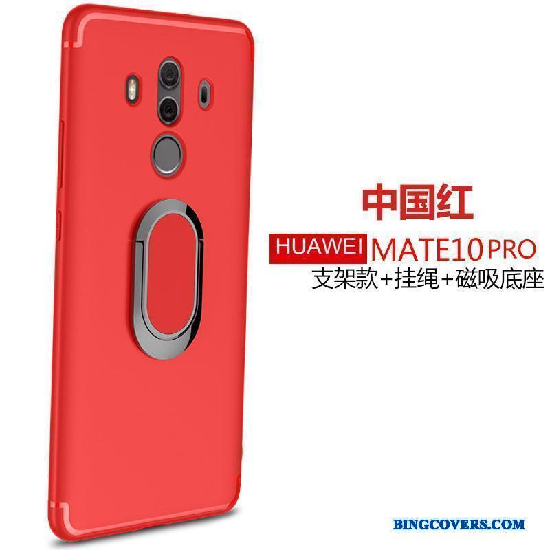 Huawei Mate 10 Pro Etui Blå Cover Blød Anti-fald Hængende Ornamenter Silikone Nubuck