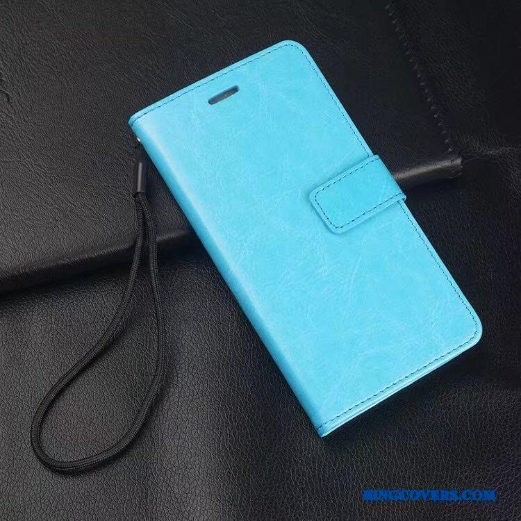 Huawei Mate 10 Pro Etui Blå Hærdning Mobiltelefon Skærmbeskyttelse Cover Tegnebog Lædertaske