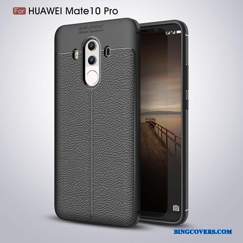 Huawei Mate 10 Pro Etui Grå Silikone Blød Anti-fald Alt Inklusive Kreativ Af Personlighed