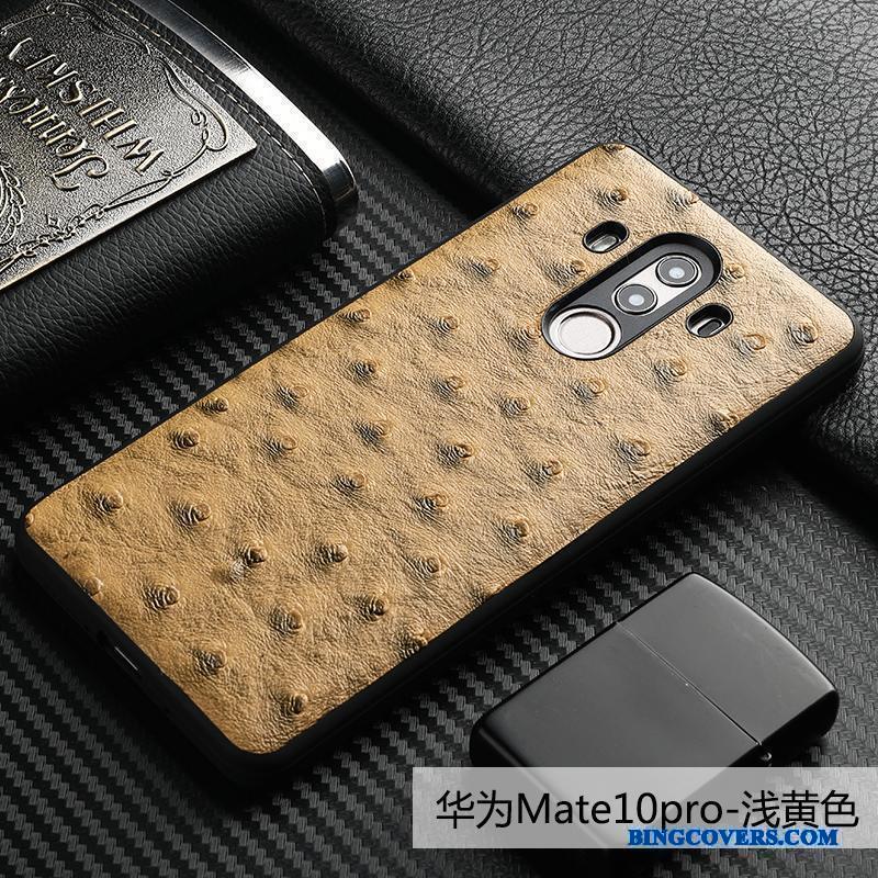 Huawei Mate 10 Pro Lædertaske Kvalitet Alt Inklusive Mobiltelefon Business Fugl Telefon Etui