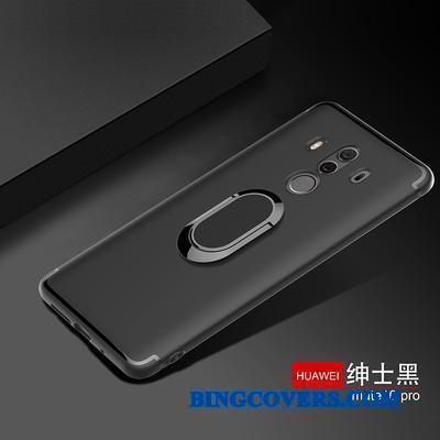 Huawei Mate 10 Pro Magnetisk Spænde Telefon Etui Cover Usynlig Lyserød Blød