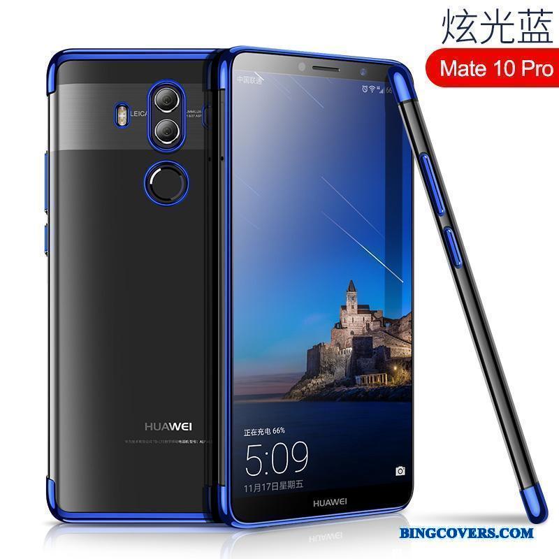 Huawei Mate 10 Pro Rosa Guld Alt Inklusive Telefon Etui Gennemsigtig Silikone Blød Cover