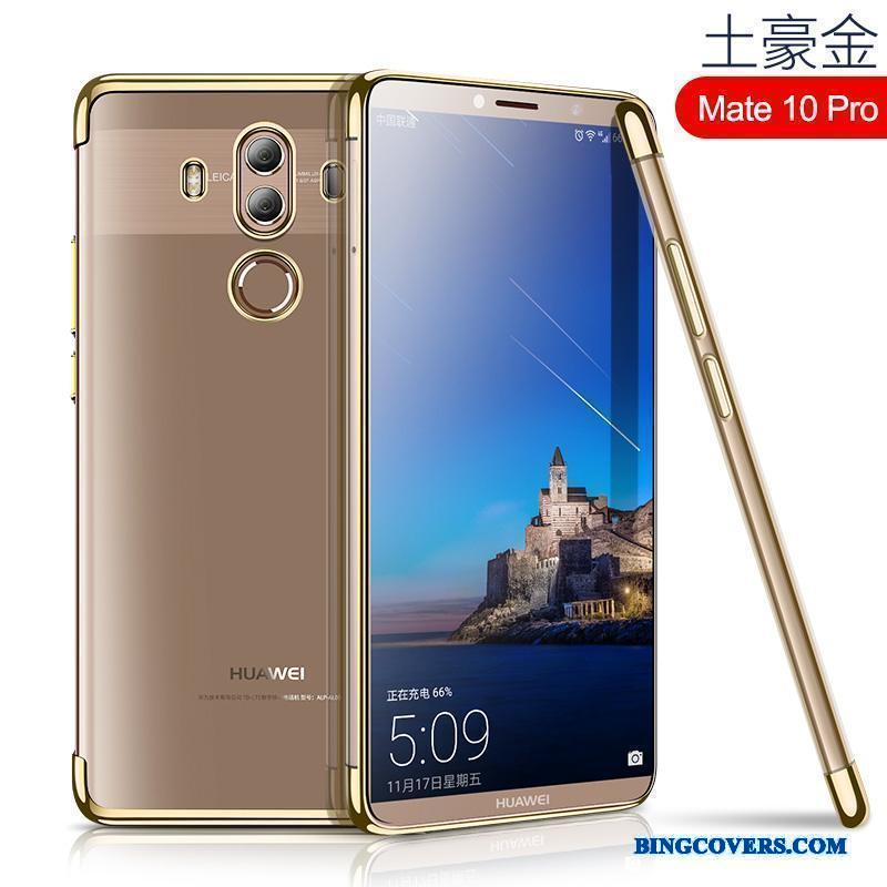 Huawei Mate 10 Pro Rosa Guld Alt Inklusive Telefon Etui Gennemsigtig Silikone Blød Cover