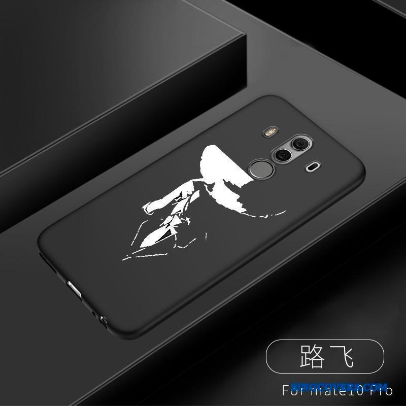 Huawei Mate 10 Pro Sort Hængende Ornamenter Telefon Etui Silikone