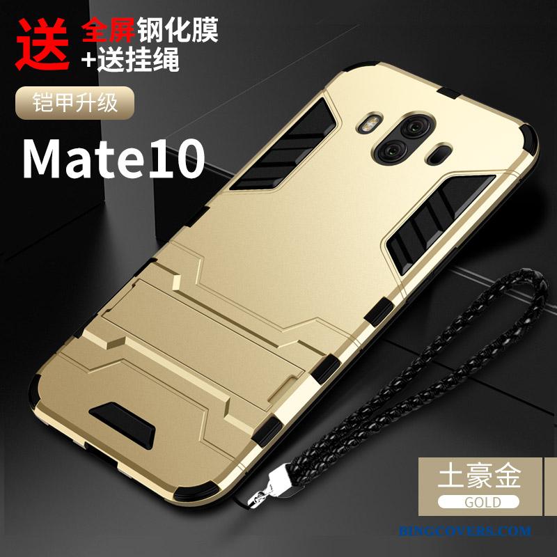 Huawei Mate 10 Sort Beskyttelse Af Personlighed Kreativ Anti-fald Telefon Etui Cover