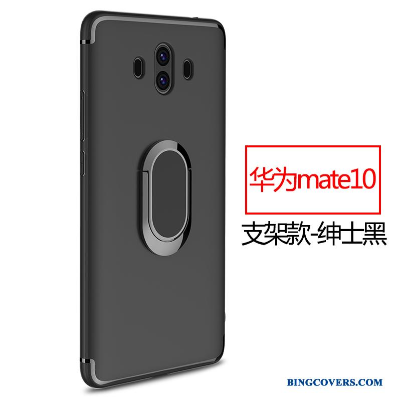 Huawei Mate 10 Telefon Etui Alt Inklusive Blød Nubuck Silikone Bil Anti-fald