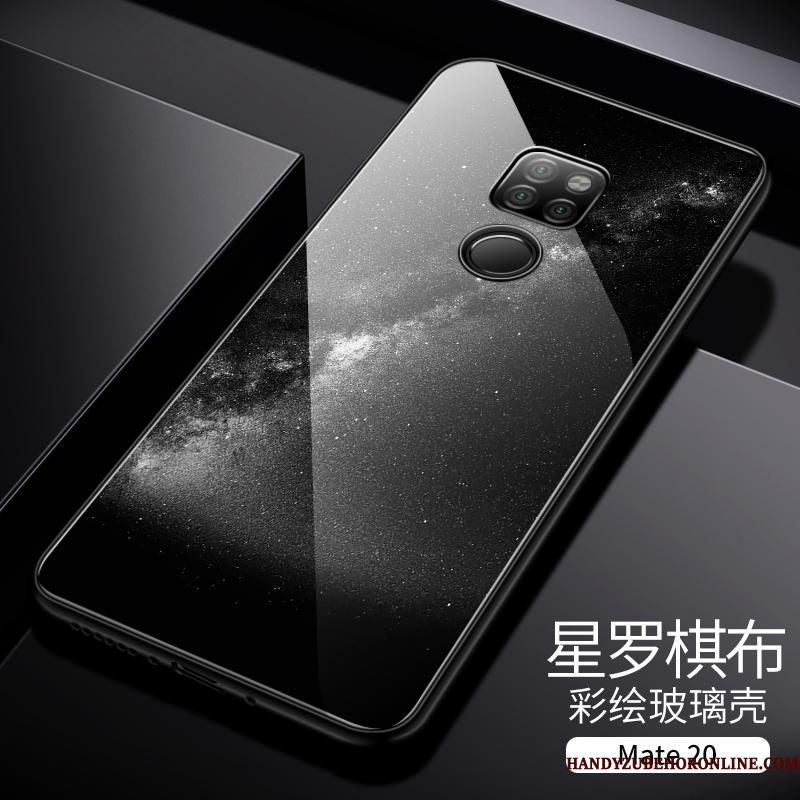 Huawei Mate 20 Alt Inklusive Etui Hærdet Glas Telefon Blå Af Personlighed Cover