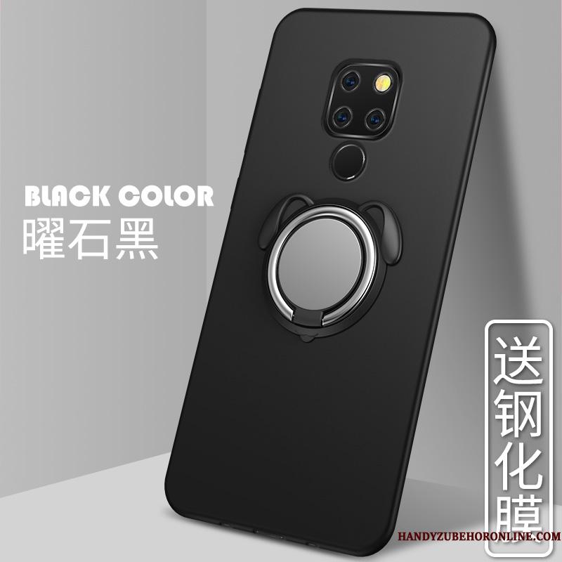 Huawei Mate 20 Anti-fald Rød Cover Telefon Etui Kreativ Nubuck Beskyttelse