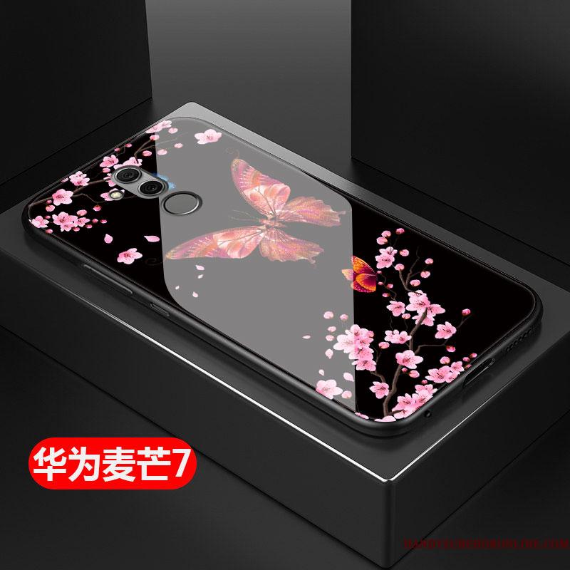 Huawei Mate 20 Lite Etui Glas Trend Anti-fald Hård Cover Mode Beskyttelse