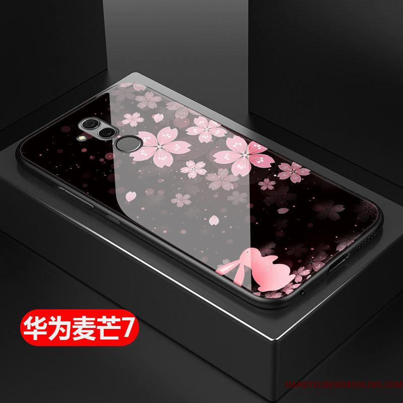 Huawei Mate 20 Lite Etui Glas Trend Anti-fald Hård Cover Mode Beskyttelse