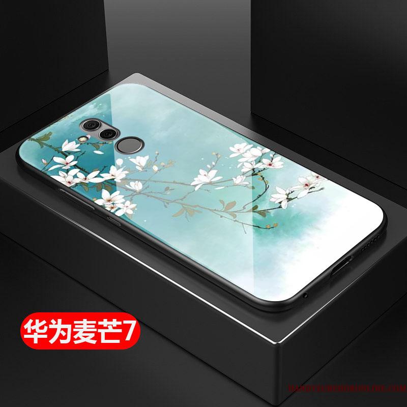 Huawei Mate 20 Lite Lille Sektion Beskyttelse Frisk Etui Hemming Glas Anti-fald