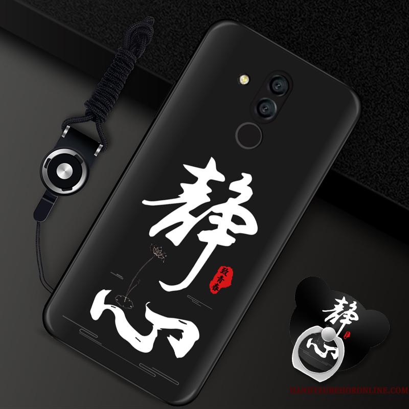 Huawei Mate 20 Lite Rød Telefon Etui Hængende Ornamenter Cover Silikone Blød Beskyttelse
