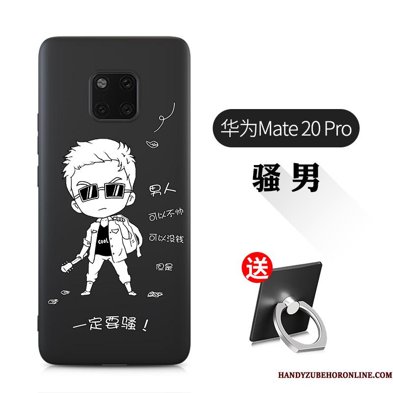 Huawei Mate 20 Pro Beskyttelse Cover Af Personlighed Sort Blød Kreativ Telefon Etui