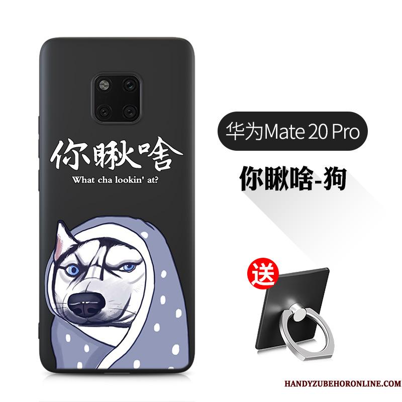 Huawei Mate 20 Pro Beskyttelse Cover Af Personlighed Sort Blød Kreativ Telefon Etui