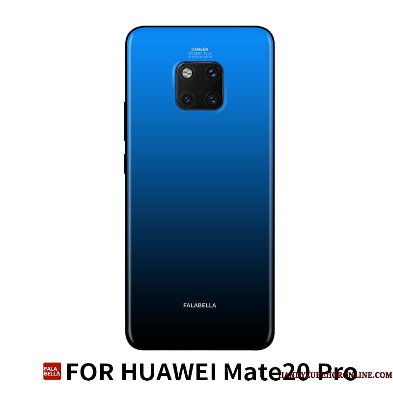 Huawei Mate 20 Pro Etui Beskyttelse Rød Ny Glas Trend Kreativ Cover