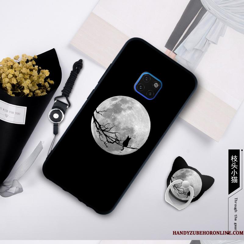 Huawei Mate 20 Rs Etui Beskyttelse Cover Hvid Anti-fald Mode Blød