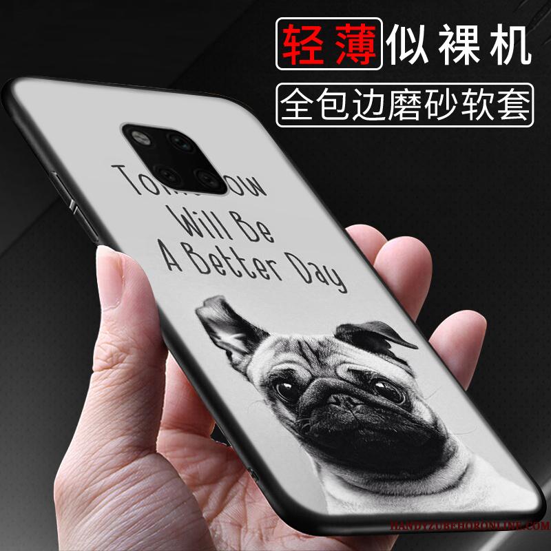 Huawei Mate 20 Rs Etui Mobiltelefon Af Personlighed Kreativ Trend Silikone Blå Anti-fald