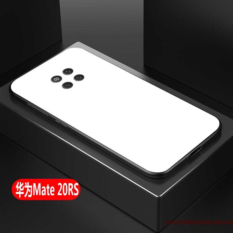 Huawei Mate 20 Rs Etui Solid Farve Beskyttelse Simple Alt Inklusive Hård Anti-fald Sort