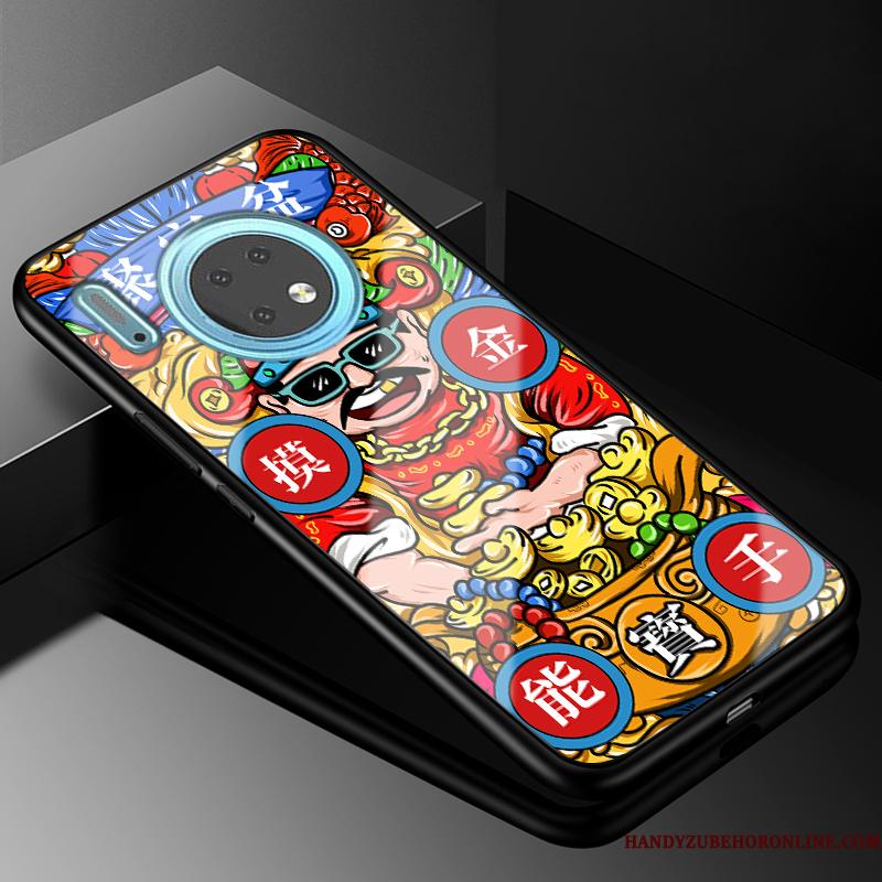 Huawei Mate 30 Alt Inklusive Cover Blød Kinesisk Stil Mode Telefon Etui Af Personlighed