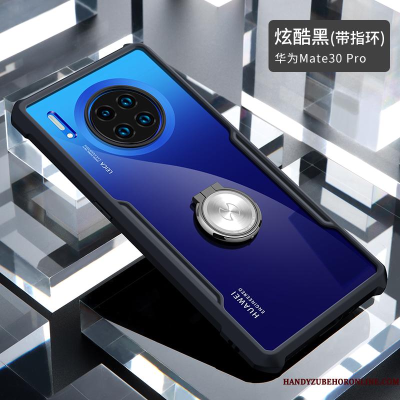 Huawei Mate 30 Pro Alt Inklusive Telefon Etui Gennemsigtig Rød Gasbag Anti-fald Cover