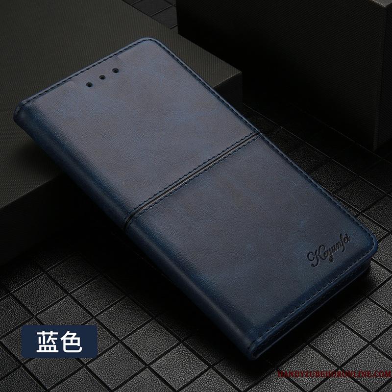 Huawei Mate 30 Pro Anti-fald Lædertaske Kort Clamshell Beskyttelse Rød Telefon Etui