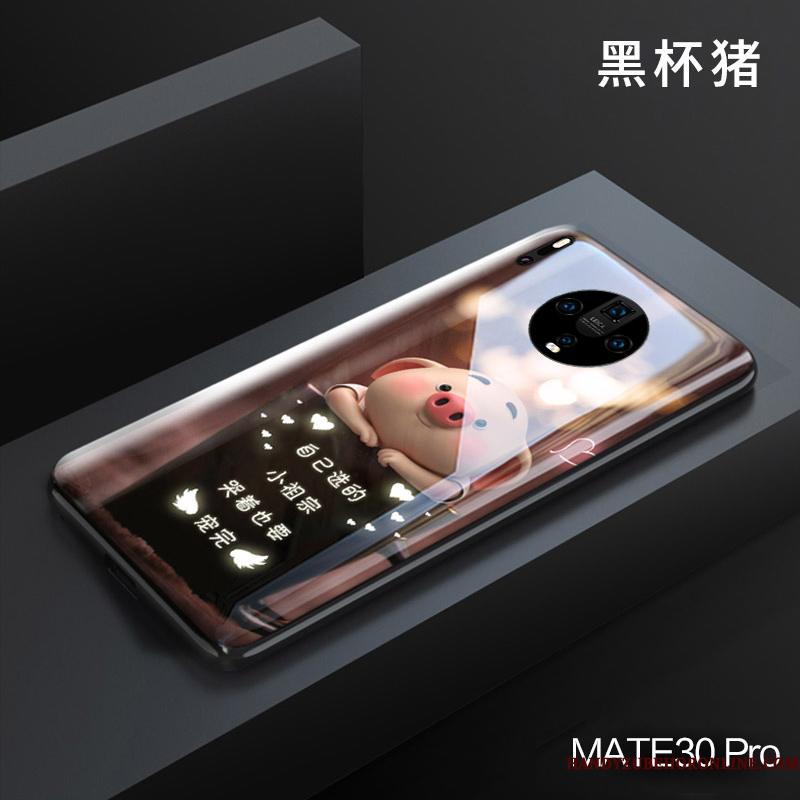 Huawei Mate 30 Pro Etui Anti-fald Af Personlighed Cartoon Kreativ Trendy Rød Smuk