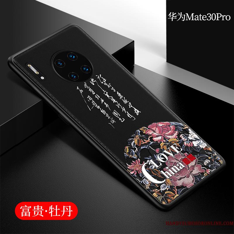 Huawei Mate 30 Pro Etui Kreativ Beskyttelse Rød Anti-fald Af Personlighed Cover Net Red