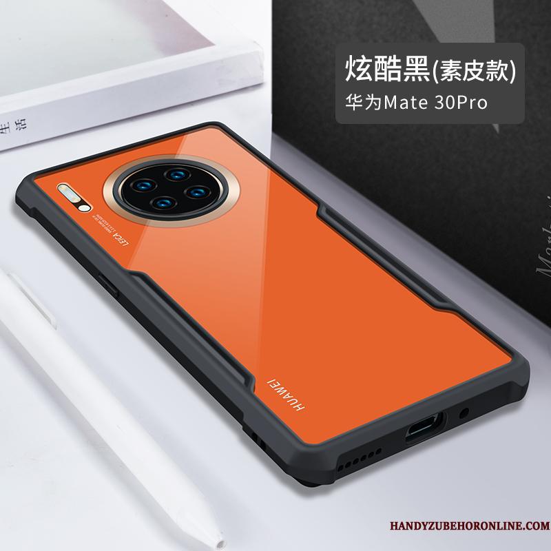 Huawei Mate 30 Pro High End Silikone Etui Alt Inklusive Anti-fald Rød Cover