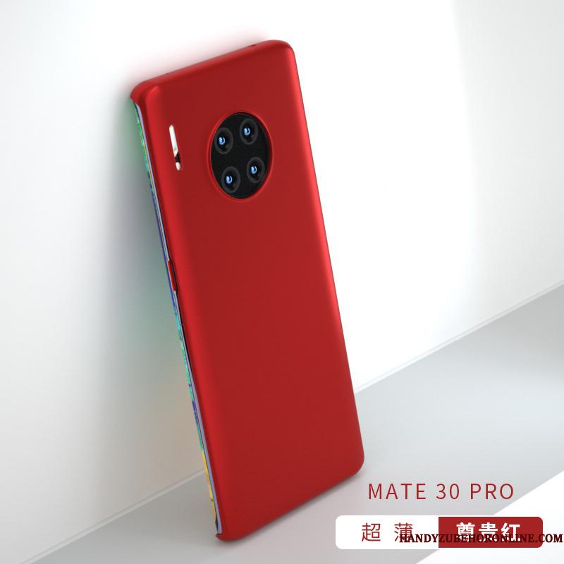 Huawei Mate 30 Pro Nubuck Anti-fald Hård Telefon Etui Sort Alt Inklusive High End