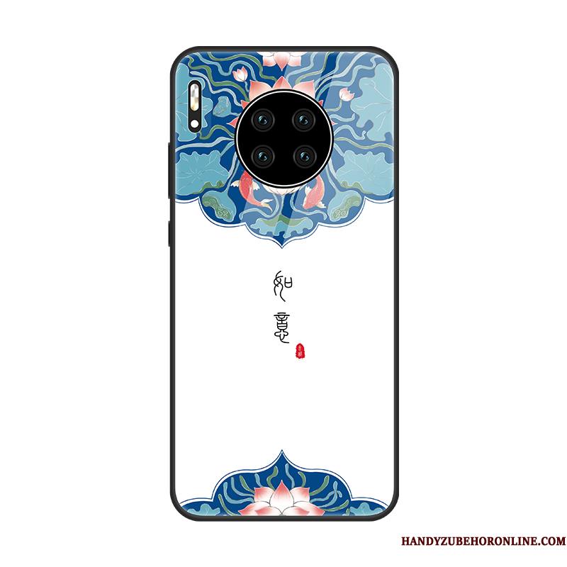 Huawei Mate 30 Pro Original Kinesisk Stil Glas Telefon Etui Palads Af Personlighed Beskyttelse