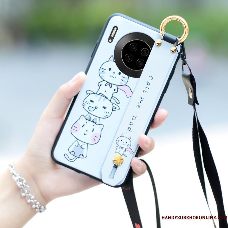 Huawei Mate 30 Pro Skærmbeskyttelse Smuk Telefon Etui Hærdning Anti-fald Lyserød Silikone