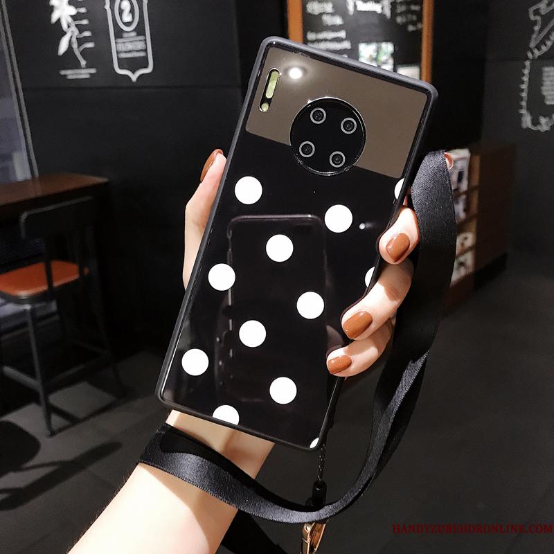 Huawei Mate 30 Pro Sort Trend Telefon Etui Bølge Punkt Mode Hængende Ornamenter Ny