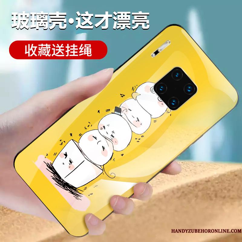 Huawei Mate 30 Rs Cover Anti-fald Etui Gul Glas Beskyttelse Telefon